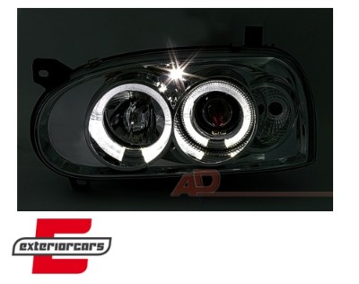 Prednja svjetla Angel Eyes (chrome) / Volkswagen Golf 3 (09.1991-08.1997), LPVW02