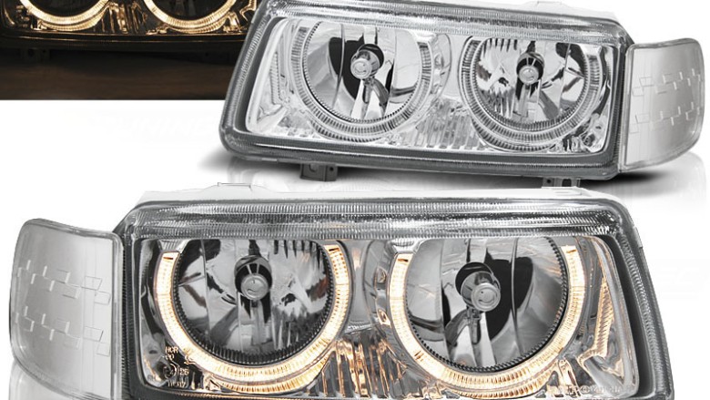 Prednja svjetla Angel Eyes (chrome) / Volkswagen Passat B4 (11.1993-05.1997), LPVW40
