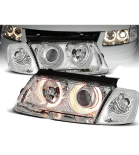 Prednja svjetla Angel Eyes (chrome) / Volkswagen Passat B5 3B (11.1996-08.2000), LPVW25