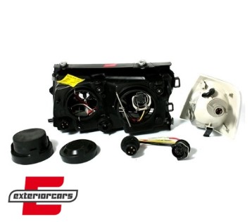 Prednja svjetla Angel Eyes (chrome) / Volkswagen Passat B5 3B (11.1996-08.2000), LPVW25