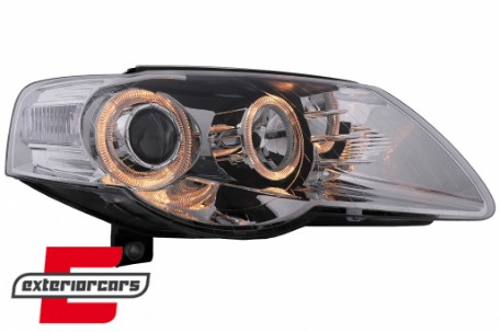 Prednja svjetla Angel Eyes (chrome) / Volkswagen Passat B6 3C (03.2005-2010), LPVWC5