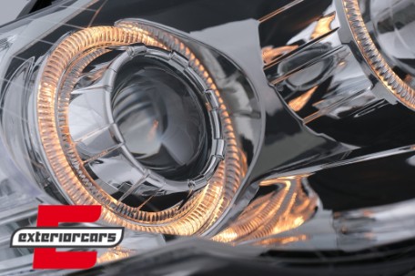 Prednja svjetla Angel Eyes (chrome) / Volkswagen Passat B6 3C (03.2005-2010), LPVWC5