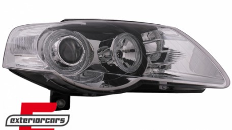 Prednja svjetla Angel Eyes (chrome) / Volkswagen Passat B6 3C (03.2005-2010), LPVWC5