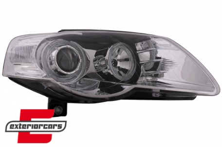 Prednja svjetla Angel Eyes (chrome) / Volkswagen Passat B6 3C (03.2005-2010), LPVWC5