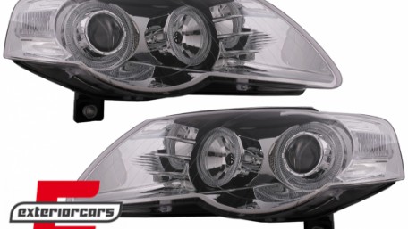 Prednja svjetla Angel Eyes (chrome) / Volkswagen Passat B6 3C (03.2005-2010), LPVWC5