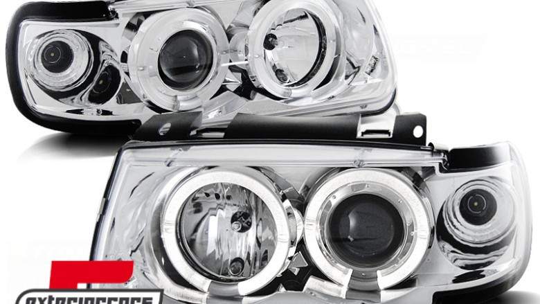 Prednja svjetla Angel Eyes (chrome) / Volkswagen Polo (10.1994-09.1999), LPVW05