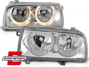 Prednja svjetla Angel Eyes (chrome) / Volkswagen Vento (01.1992-08.1998), LPVW31
