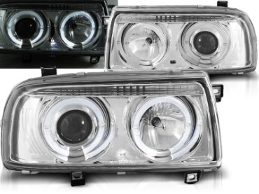 Prednja svjetla Angel Eyes (chrome) / Volkswagen Vento (01.1992-08.1998), LPVW87
