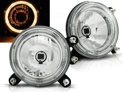 Prednja svjetla Angel Eyes (chrome) / VW GOLF 1, GOLF 2, LPVW72