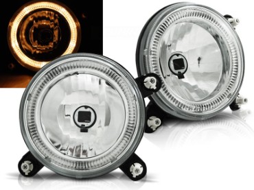 Prednja svjetla Angel Eyes (chrome) / VW GOLF 1, GOLF 2, LPVW72