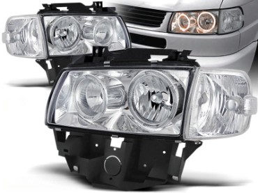 Prednja svjetla Angel Eyes (chrome) / VW Transporter T4 BUS (08.1996-03.2003), LPVW27