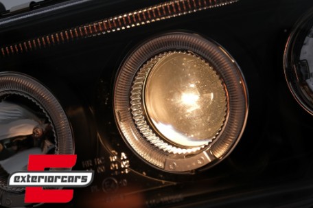 Prednja svjetla Angel Eyes (crna) / Audi 80 B4 (1991-1996), LPAU30