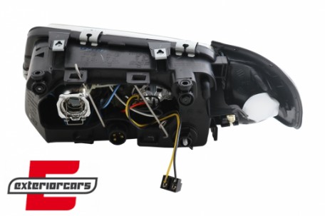 Prednja svjetla Angel Eyes (crna) / Audi A3 (1996-2000), LPAU10