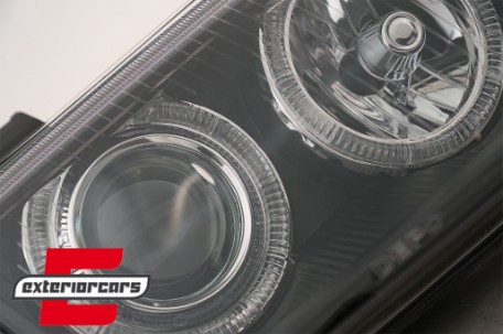 Prednja svjetla Angel Eyes (crna) / Audi A4 B5 (1994-12.1998), LPAU11