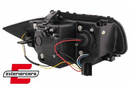 Prednja svjetla Angel Eyes (crna) / BMW serije 1 E81 E82 E87 E88 (2004-2011), LPBM80