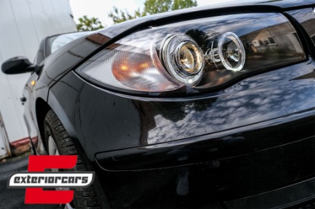 Prednja svjetla Angel Eyes (crna) / BMW serije 1 E81 E82 E87 E88 (2004-2011), LPBMD5