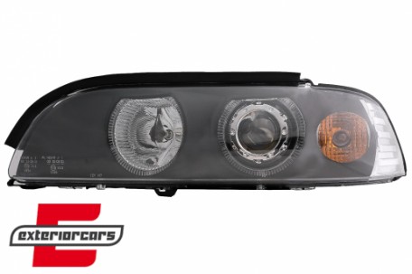 Prednja svjetla Angel Eyes (crna) / BMW serije 5 E39 (09.1995-06.2003), LPBM09
