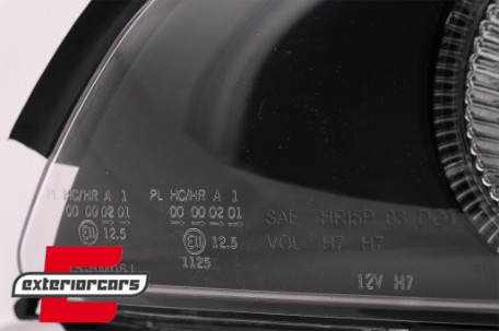 Prednja svjetla Angel Eyes (crna) / BMW serije 5 E39 (09.1995-06.2003), LPBMA9
