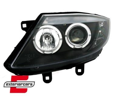 Prednja svjetla Angel Eyes (crna) / BMW Z4 E85 E86 (2002-2008), LPBM78