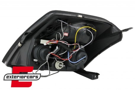 Prednja svjetla Angel Eyes (crna) / Citroen C2 (2003-2009), LPCI08
