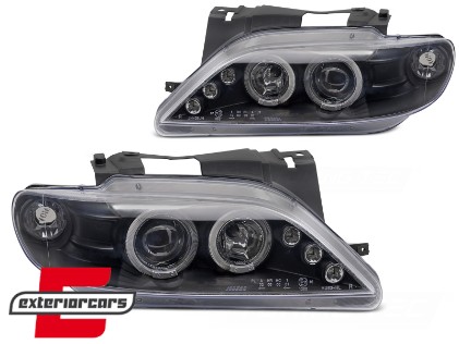 Prednja svjetla Angel Eyes (crna) / Citroen Xsara (1997-2000), LPCI14