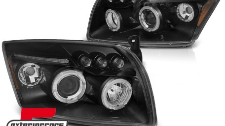 Prednja svjetla Angel Eyes (crna) / Dodge Caliber (2006-2012), LPDO20