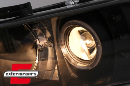 Prednja svjetla Angel Eyes (crna) / Dodge RAM (1994-2001), LPDO02