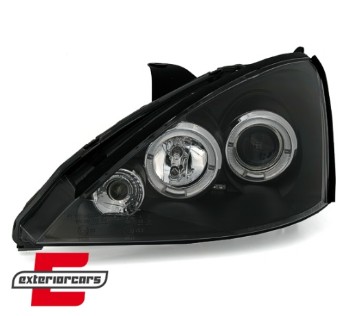 Prednja svjetla Angel Eyes (crna) / Ford Focus (1998-10.2001), LPFO10