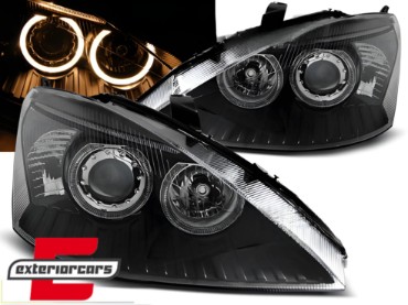 Prednja svjetla Angel Eyes (crna) / Ford Focus (1998-10.2001), LPFO42