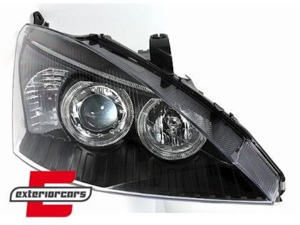 Prednja svjetla Angel Eyes (crna) / Ford Focus Facelift (11.2001-2004), LPFO46