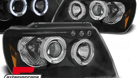 Prednja svjetla Angel Eyes (crna) / JEEP Grand Cherokee (1999-05.2005), LPCH04
