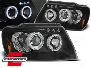 Prednja svjetla Angel Eyes (crna) / JEEP Grand Cherokee (1999-05.2005), LPCH04
