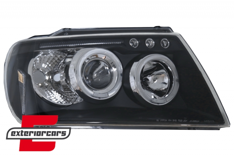 Prednja svjetla Angel Eyes (crna) / JEEP Grand Cherokee (1999-05.2005), LPCH04