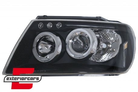 Prednja svjetla Angel Eyes (crna) / JEEP Grand Cherokee (1999-05.2005), LPCH04