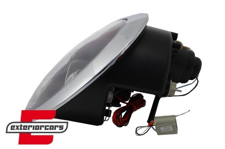 Prednja svjetla Angel Eyes (crna) / Mini Cooper R50 R52 R53 (2001-2008), LPMC02