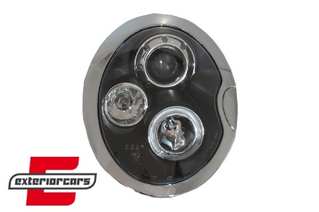 Prednja svjetla Angel Eyes (crna) / Mini Cooper R50 R52 R53 (2001-2008), LPMC02