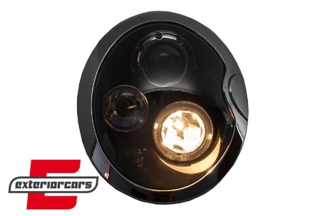Prednja svjetla Angel Eyes (crna) / Mini Cooper R50 R52 R53 (2001-2008), LPMC02