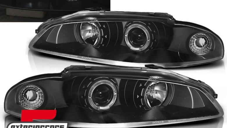 Prednja svjetla Angel Eyes (crna) / Mitsubishi Eclipse (1997-12.1998), LPMI04