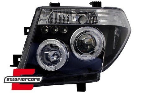 Prednja svjetla Angel Eyes (crna) / Nissan Navara D40 (2004-2009) Nissan Pathfinder R51 (2005-2008), LPNI06