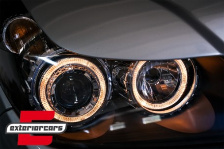 Prednja svjetla Angel Eyes (crna) / Opel Astra H (2004-2010), LPOP72