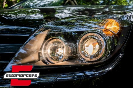 Prednja svjetla Angel Eyes (crna) / Opel Astra H (2004-2010), LPOP72