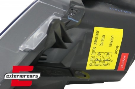 Prednja svjetla Angel Eyes (crna) / Opel Corsa D (04.2006-2011), LPOP70