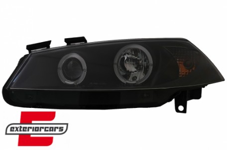 Prednja svjetla Angel Eyes (crna) / RENAULT MEGANE 2 (2002-2005), LPRE12