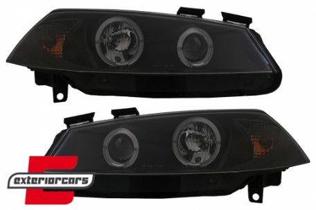 Prednja svjetla Angel Eyes (crna) / RENAULT MEGANE 2 (2002-2005), LPRE12