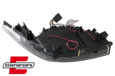 Prednja svjetla Angel Eyes (crna) / RENAULT MEGANE 2 (2002-2005), LPRE12