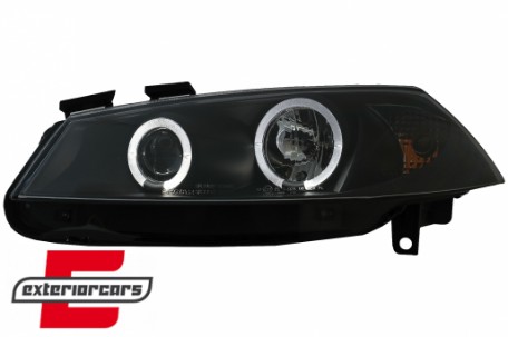 Prednja svjetla Angel Eyes (crna) / RENAULT MEGANE 2 (2002-2005), LPRE12