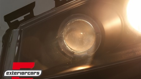 Prednja svjetla Angel Eyes (crna) / RENAULT MEGANE 2 (2002-2005), LPRE12
