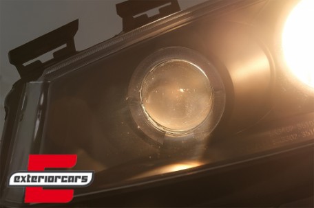 Prednja svjetla Angel Eyes (crna) / RENAULT MEGANE 2 (2002-2005), LPRE12