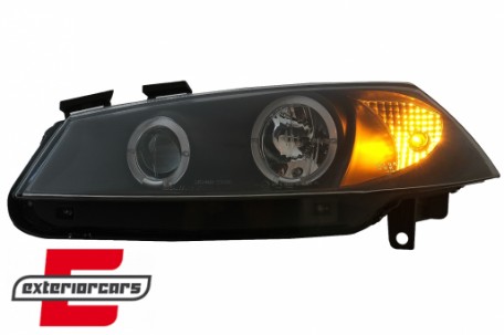 Prednja svjetla Angel Eyes (crna) / RENAULT MEGANE 2 (2002-2005), LPRE12