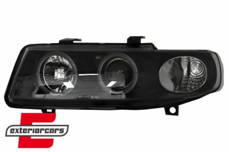 Prednja svjetla Angel Eyes (crna) / Seat Leon Toledo (1999-2004), LPSE02